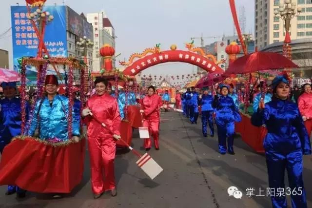 过年期间阳泉盂县各地庙会灯会民俗集锦全了