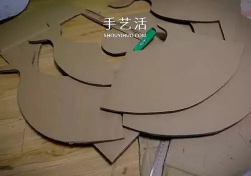 儿童玩具木马的制作方法 瓦楞纸板做木马图解