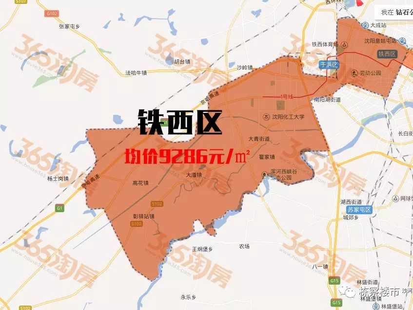 一看便知2018年2月沈阳九区265盘最新价格