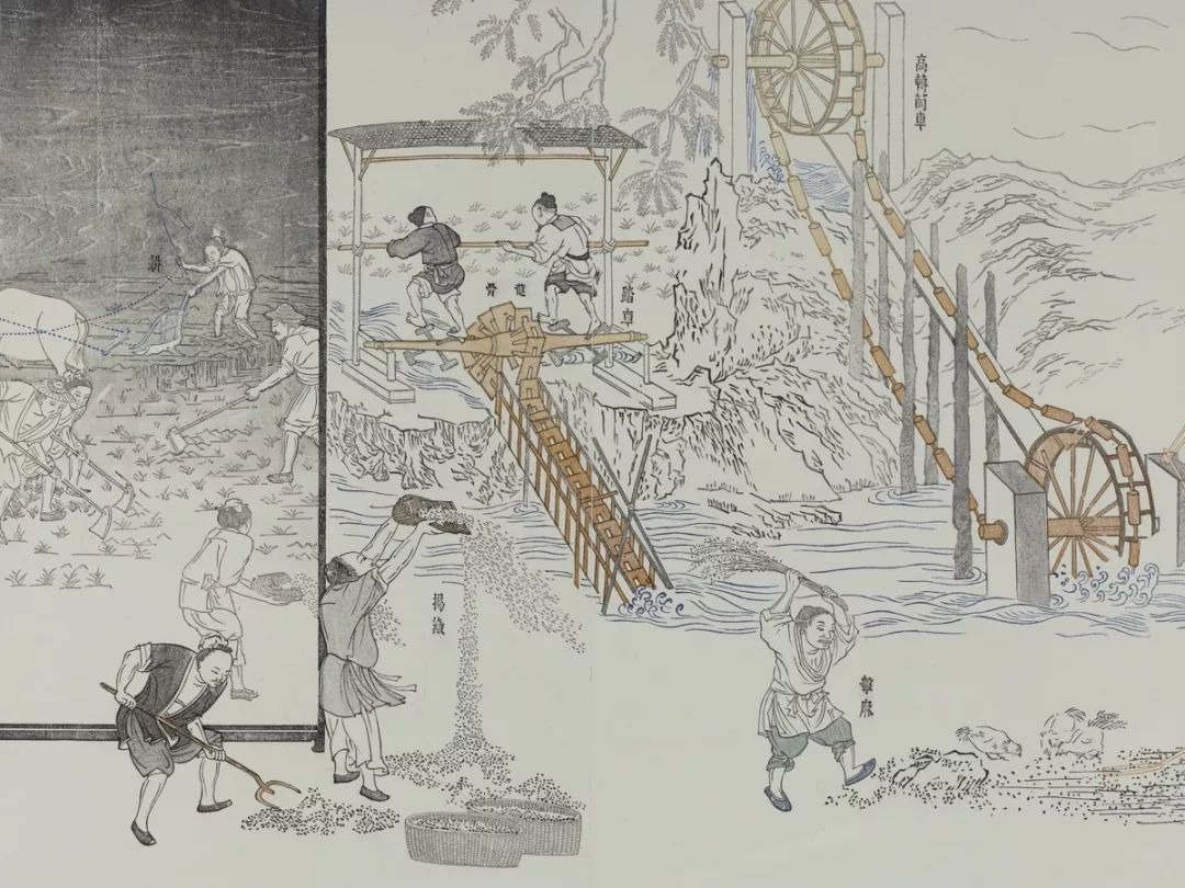 水印千年汲古镌今中国现当代水印版画个案探索六作品天工开物欣赏