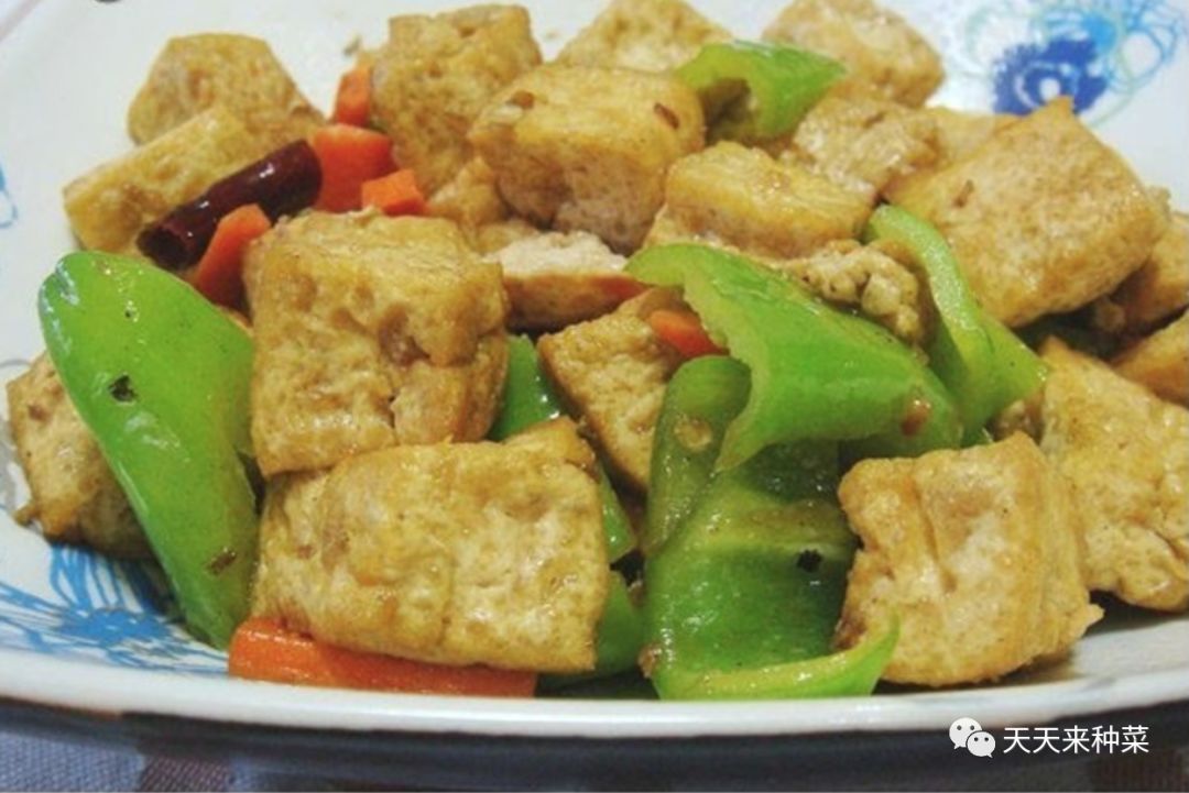 14,青椒豆腐泡