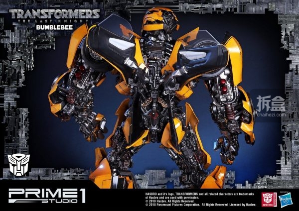 prime1studio变形金刚5最后的骑士大黄蜂bumblebee雕像普通版中国日本