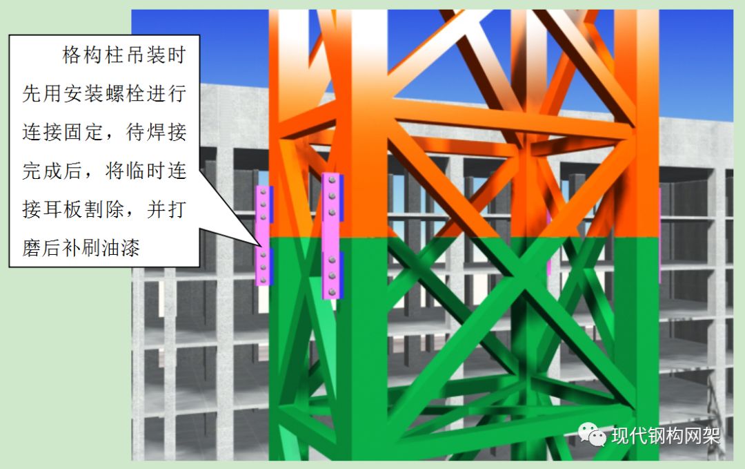 大跨度管桁架拼装,吊装施工工法