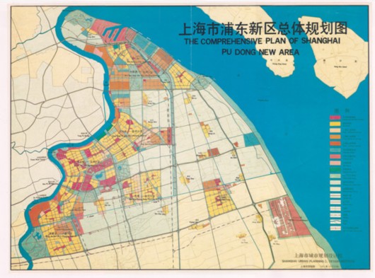 浦东新区总体规划图