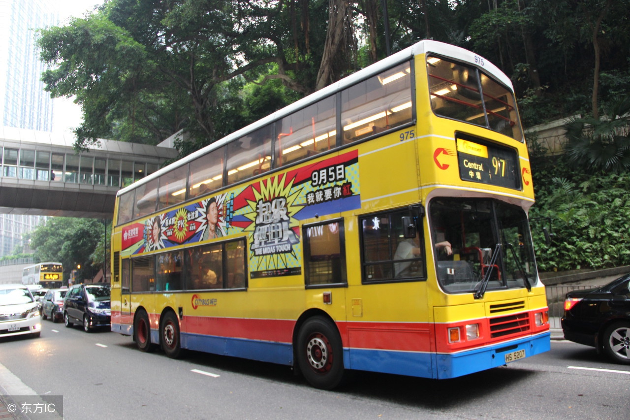 香港即時新聞 - NOW : 新巴城巴雙層電能巴士於本月19日試行5B巴士路線