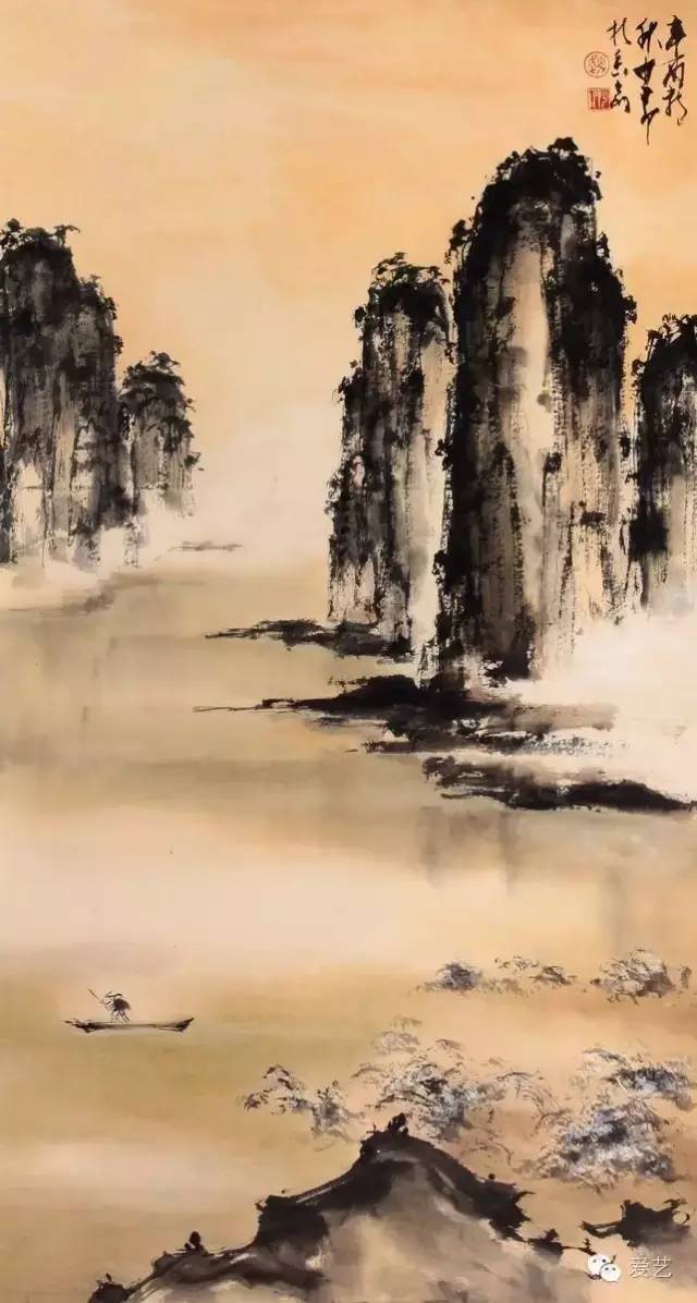 大师画山水赵少昂