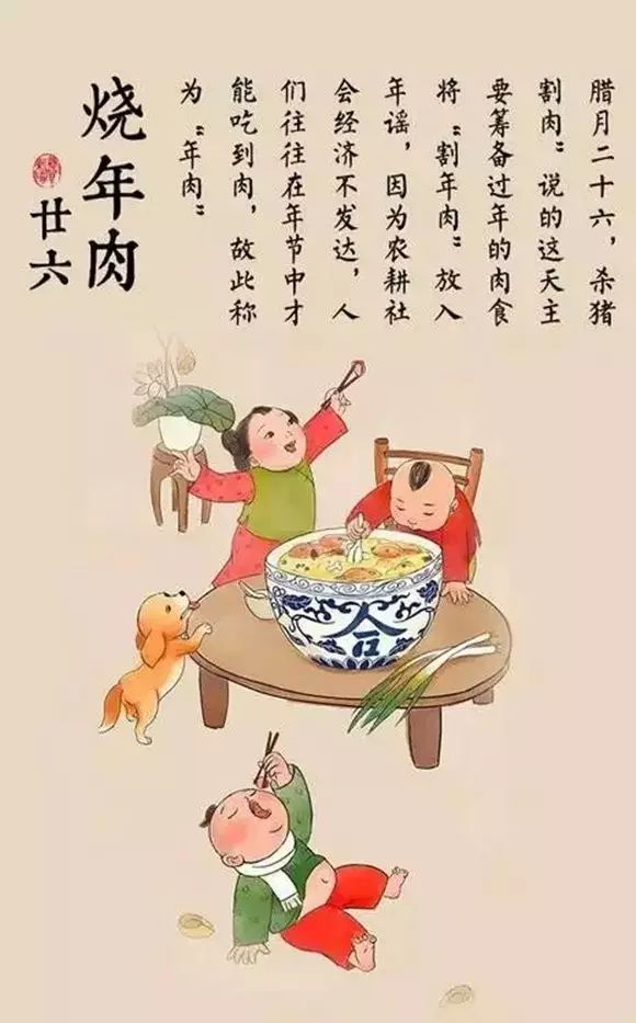 【年俗荐读】腊月二十六,杀猪割年肉!