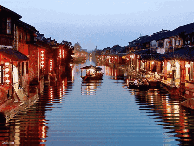 上海景色描写