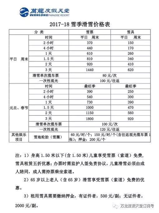 送谈球吧体育给春节计划去滑雪的好朋友们 全国32家滑雪场春节价格(图6)