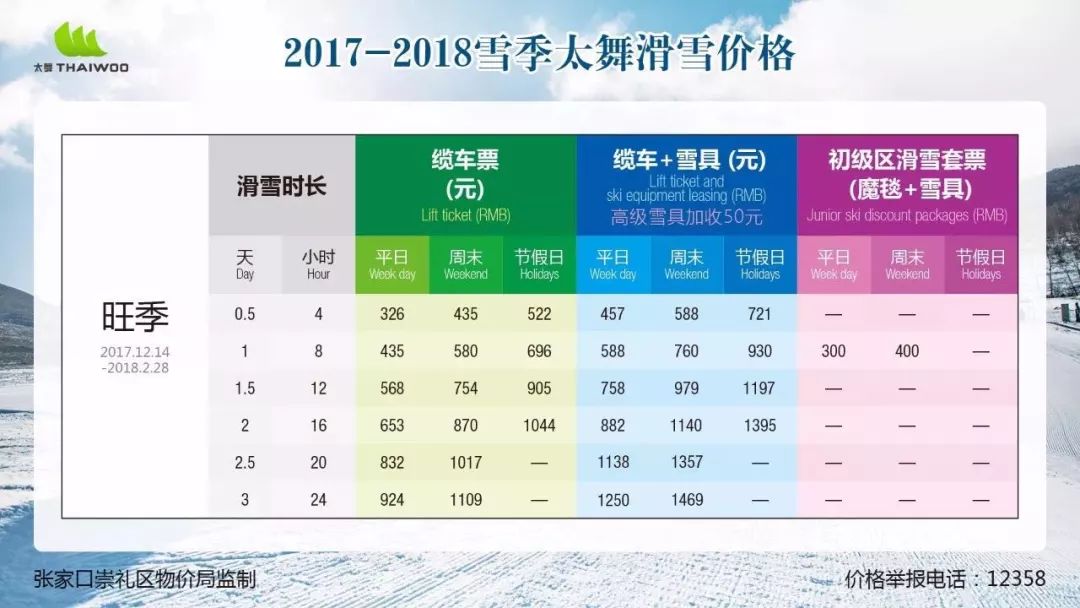 送谈球吧体育给春节计划去滑雪的好朋友们 全国32家滑雪场春节价格(图8)