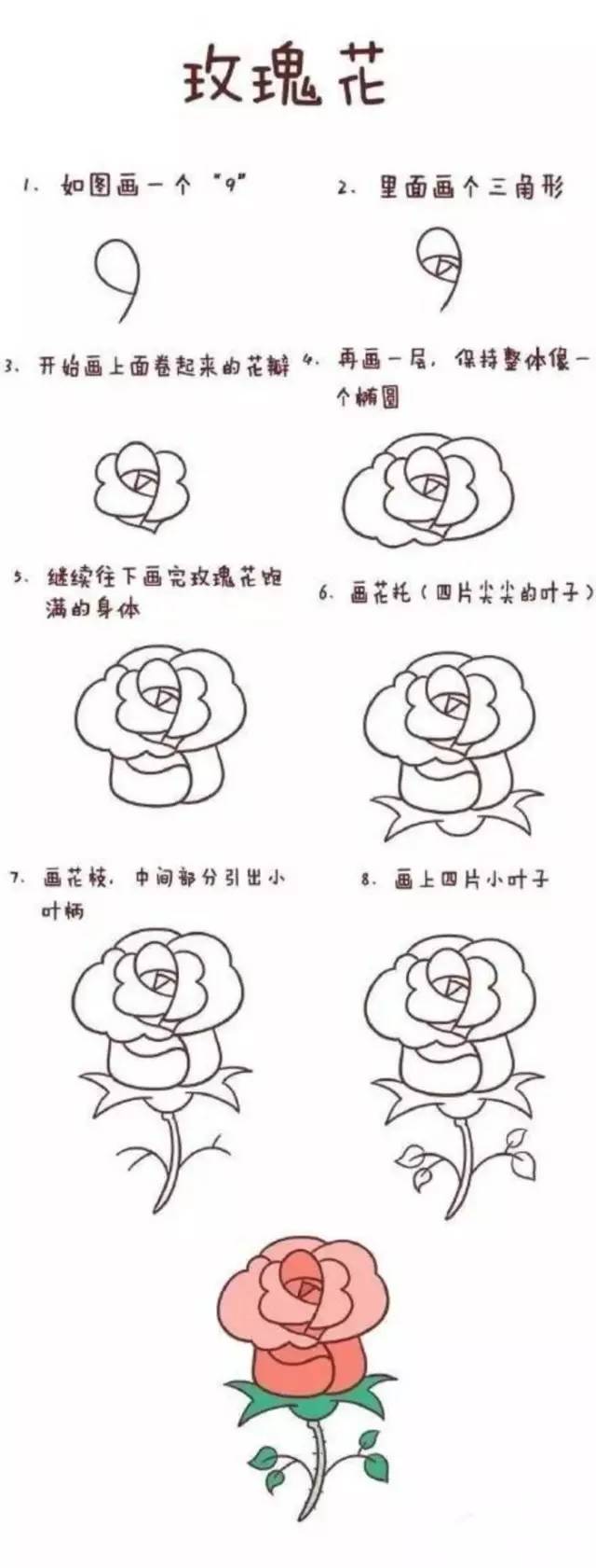 简笔画教程最新幼儿园简笔画简单易学附动图