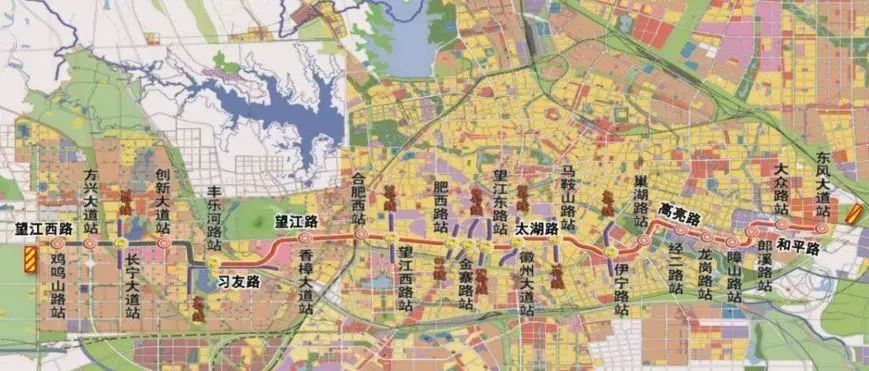 根据《合肥市城市轨道交通建设规划(2018-2023)》, 6号线设站22座