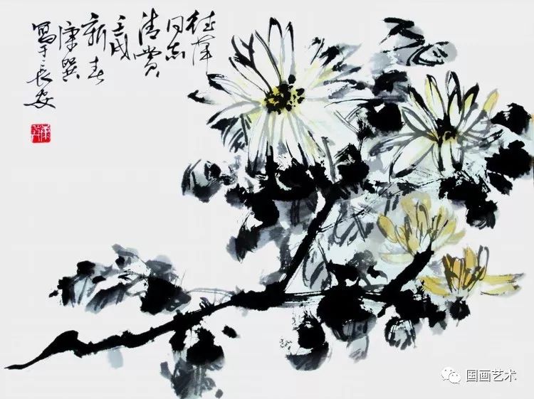 现当代名家康师尧梅花作品欣赏