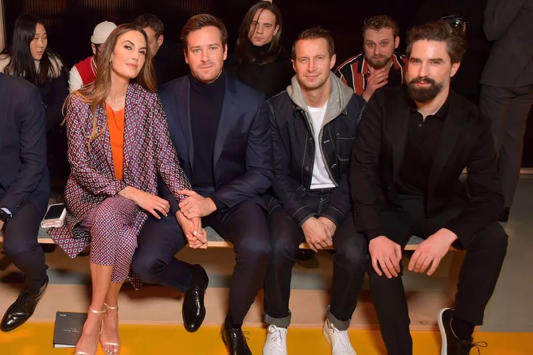 elizabeth chambers, armie hammer,brendan fallis,jack guinness in