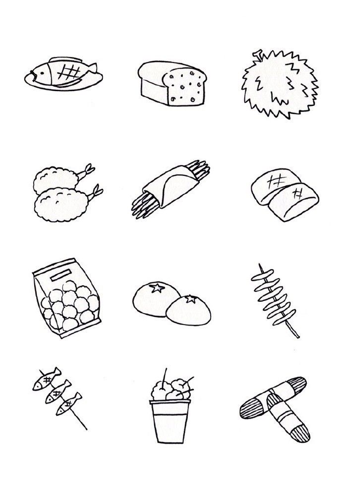 从绘画的角度看火锅 各种食材是怎么画的呢? 以下是简笔画步骤哦!