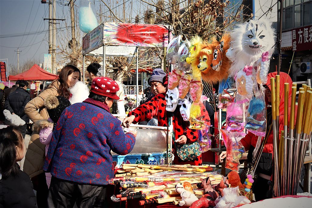 年二十八,大汶河赶年集寻年味儿!您准备好过年了吗?