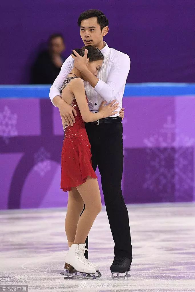 平昌冬奥会花样滑冰双人短节目,隋文静/韩聪排名第一!