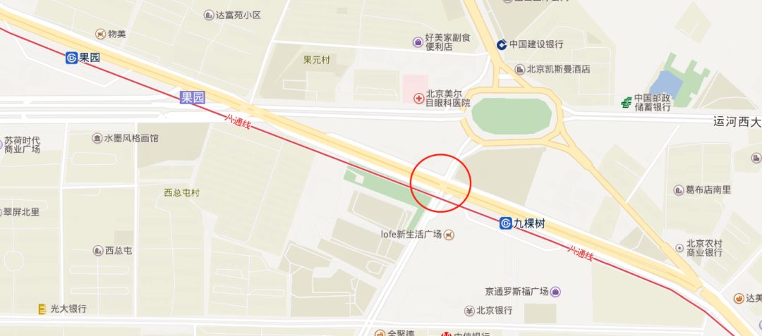 果园环岛南口路口