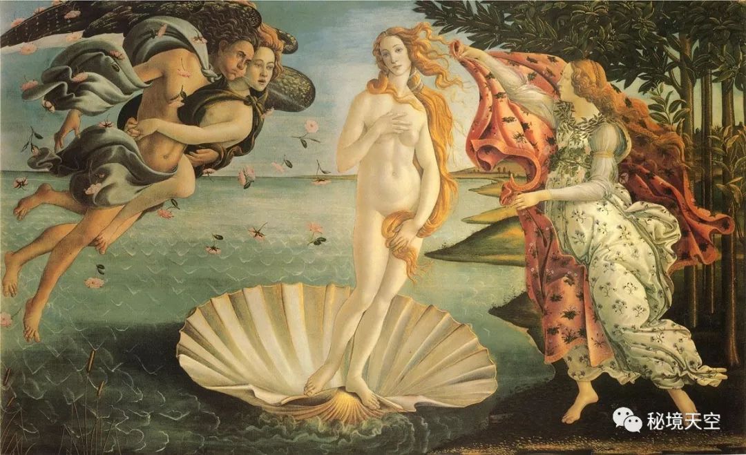 文艺复兴时期波提切利的代表作《维纳斯的诞生》