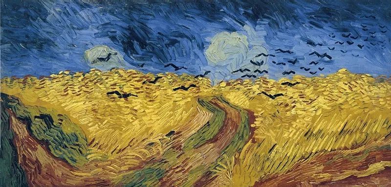 5,麦田群鸦(wheatfield with crows)