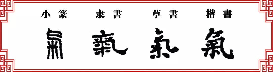 【双法字理】气字家族 汽,气,忾