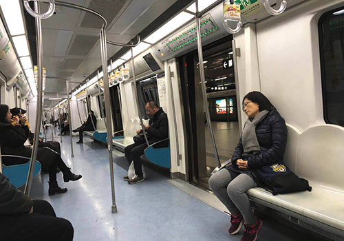 大年三十的北京地铁