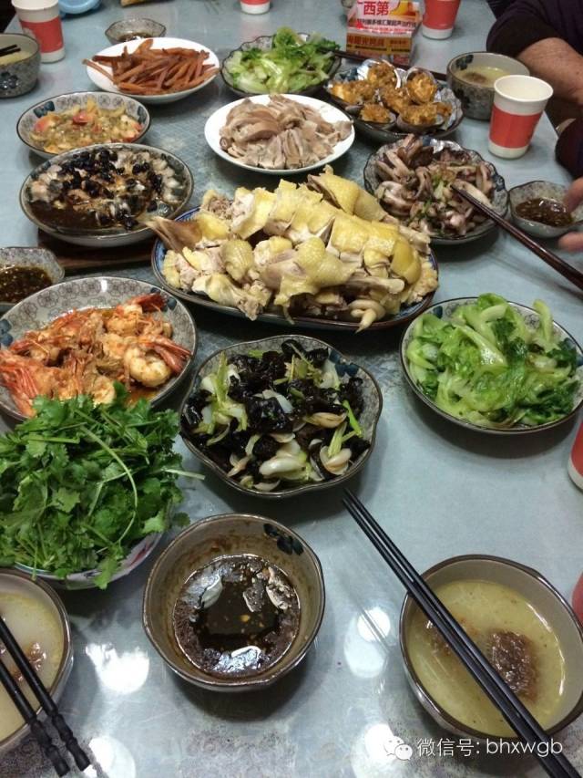 图集年夜饭集锦餐桌上的北海年味