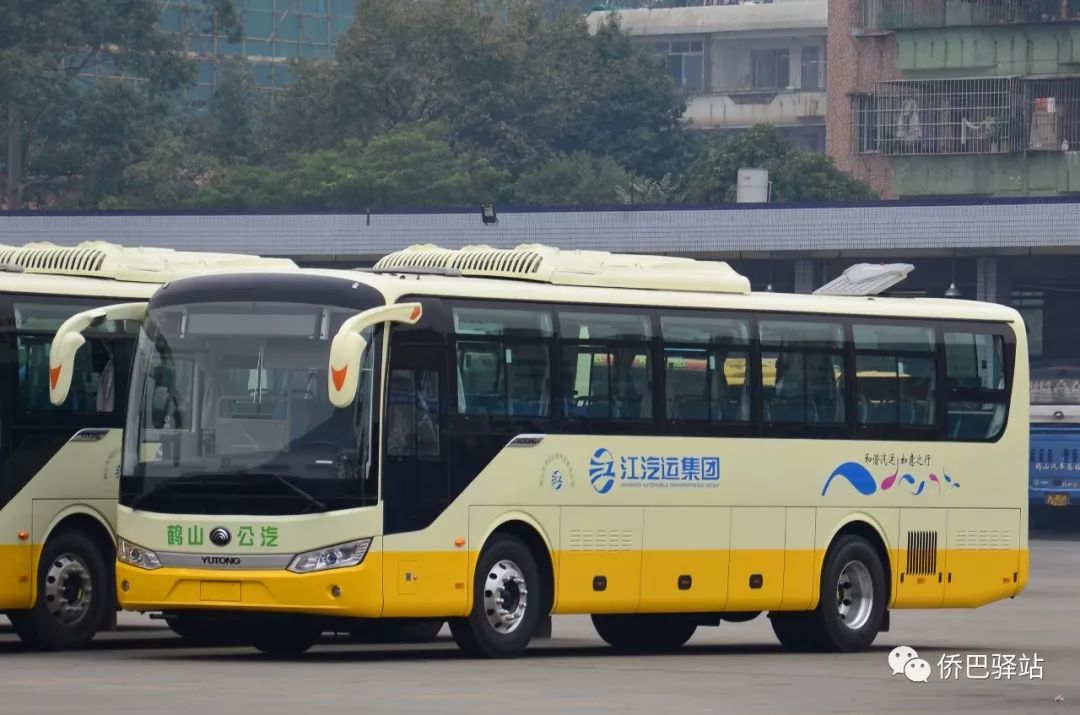 8台宇通zk6805bevg17纯电动公交车 35台一,江门公汽新年即将开始之际