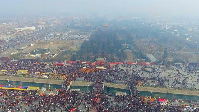 淮阳太昊陵人气有多高香火有多旺一组无人机航拍图告诉你答案