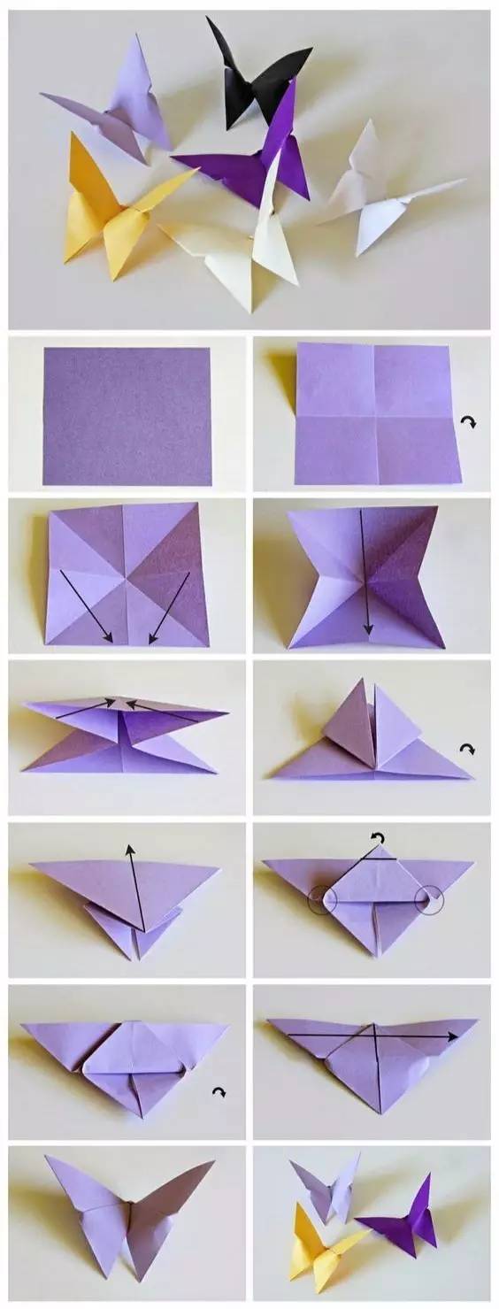 【折纸手工】最新款幼儿折纸手工,让你大吃一惊的100种创意!