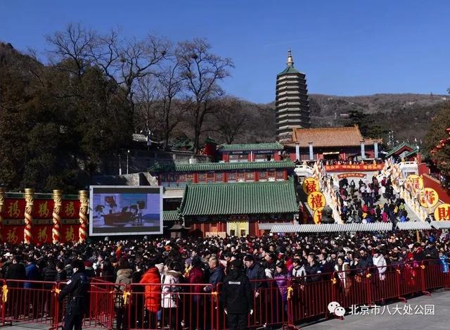 八大处灵光寺大年初一烧头香祈福戊戌年平安