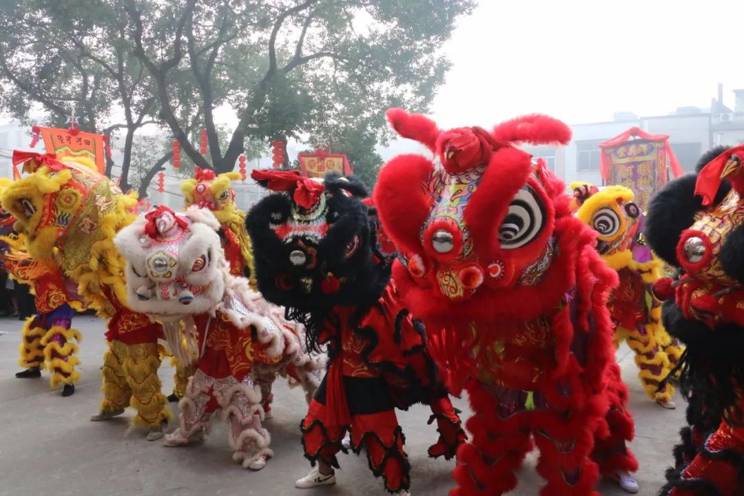 陆河:麒麟献祥瑞,群狮舞新春