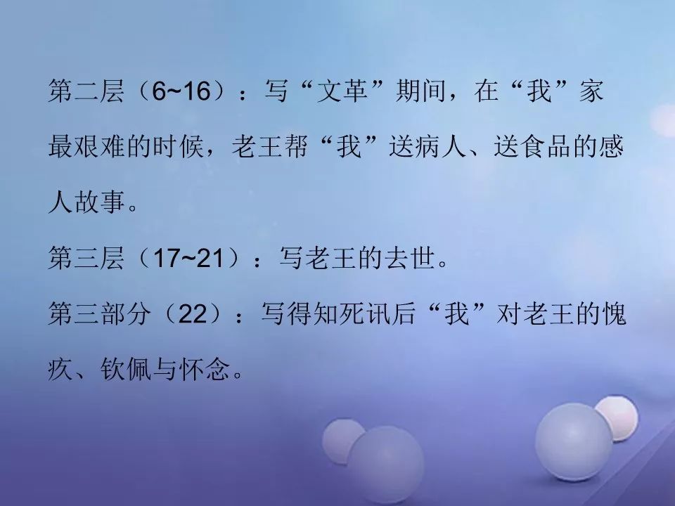 部编版七年级语文下册第十课老王同步预习