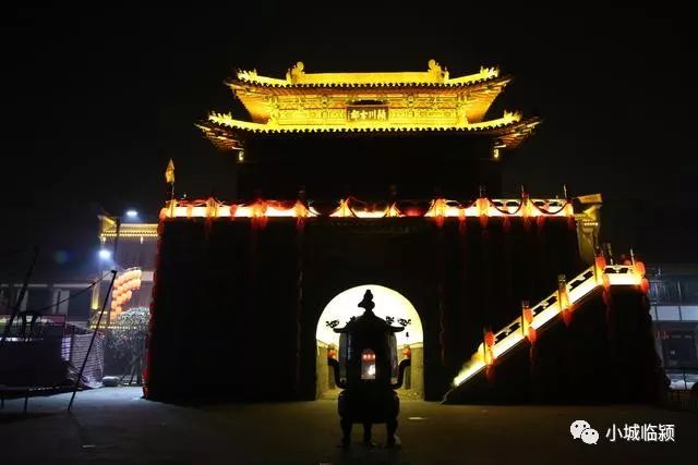 临颍鼓楼高清夜景