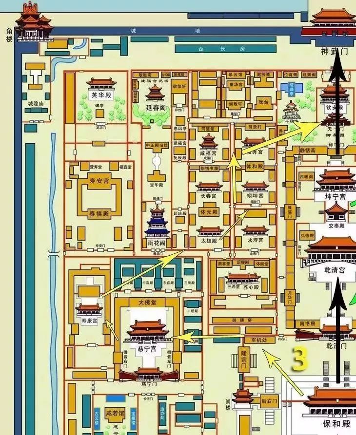 顺贞门内是御花园,神武门外就算是离开了紫禁城了