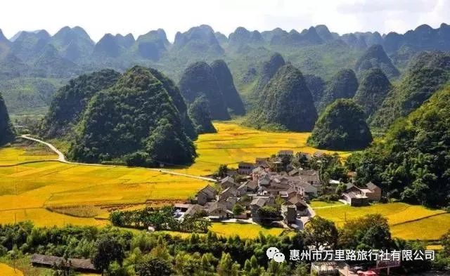 云南罗平油菜花海,贵州兴义万峰林, 万峰湖,青岩古镇双动四天,只要