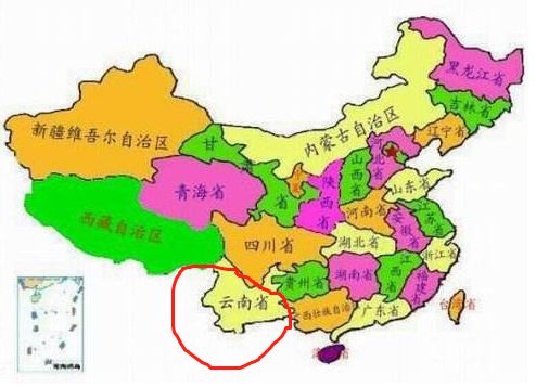 它是真的站不稳瞬间成了瘸腿大公鸡先来看一眼中国地图地图上就少了