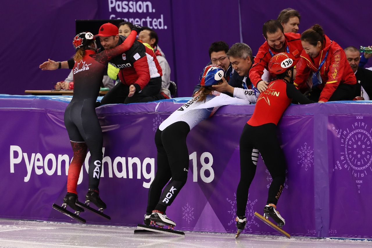 平昌冬奥会短道速滑女子1500米的决赛中,中国17岁小将李靳宇获得银牌