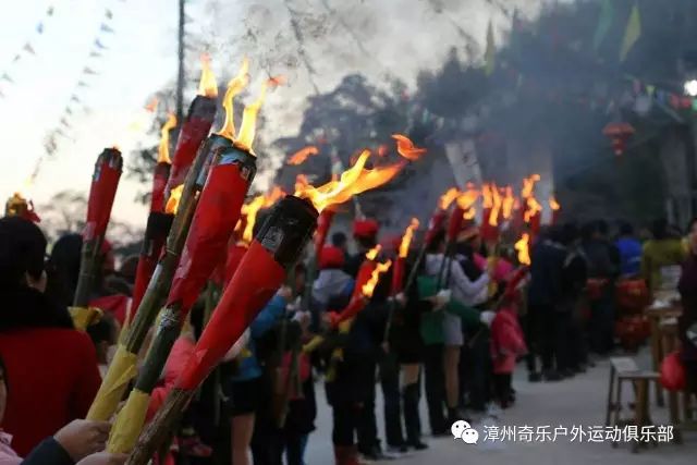 正月初六 华安火把节 体验民俗活动