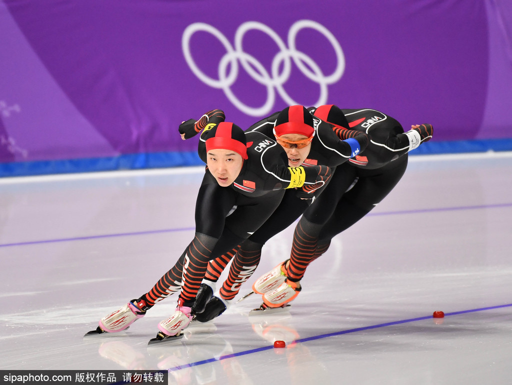 速度滑冰女子团队追逐赛荷兰夺冠破奥运纪录_虎扑综合体育新闻