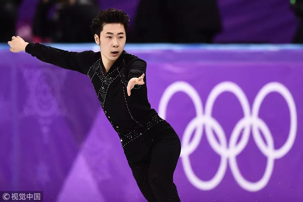 韩国平昌,2018平昌冬奥会花样滑冰男子短节目,中国选手金博洋出战