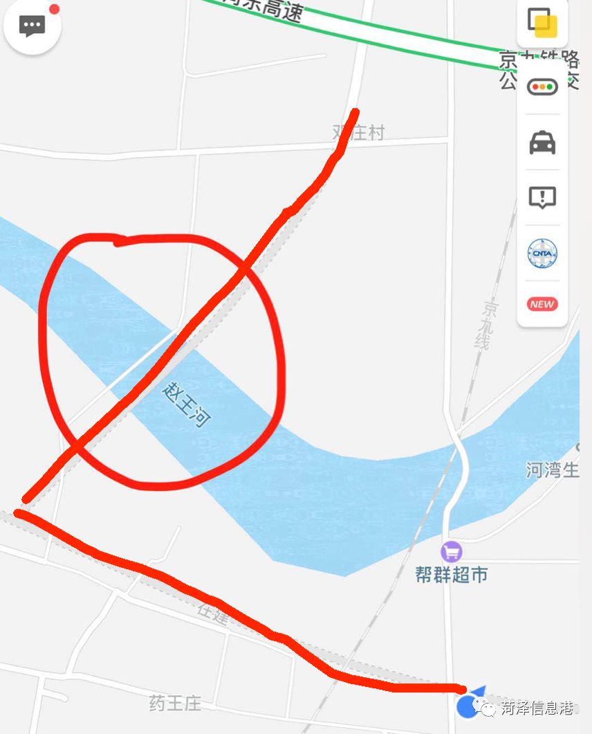 广州路北延通往g220国道(郓城方向), s259省道(鄄城方向) 很可能以