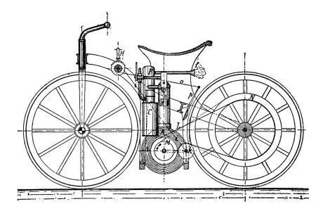 世界上第一台摩托车