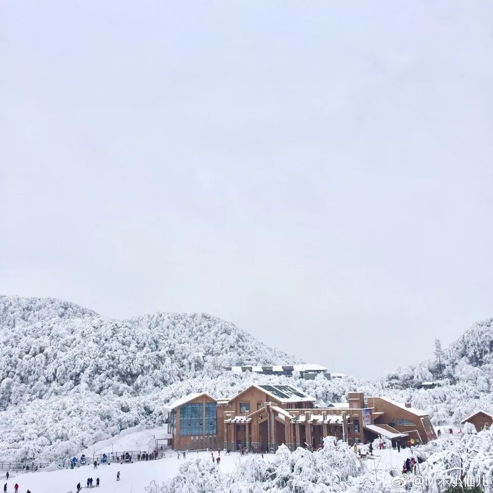 今天 重庆竟然又下雪了!