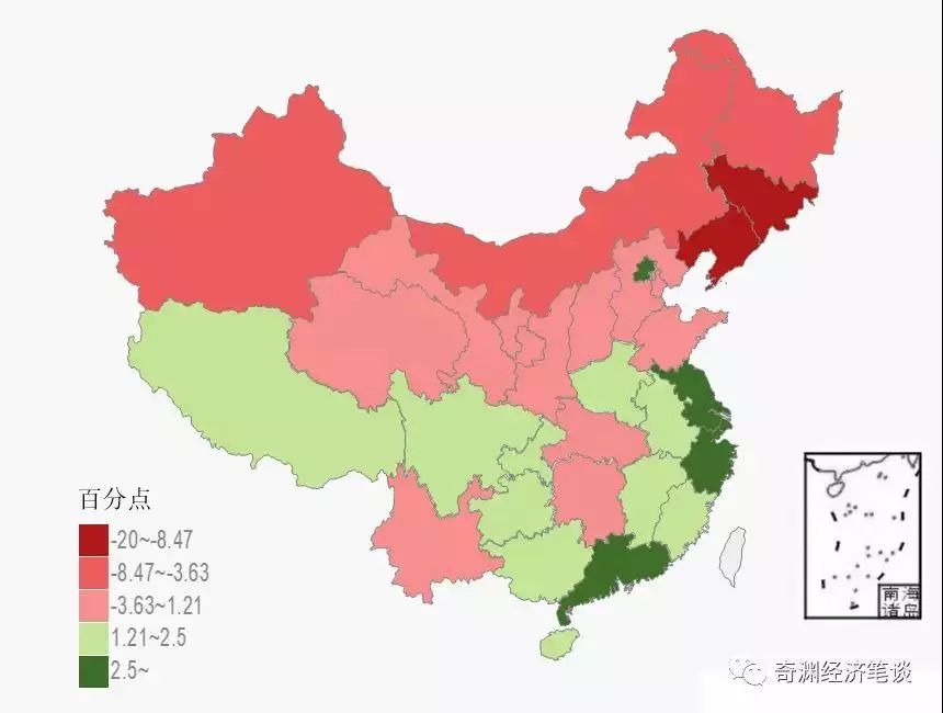 分省gdp_各省区市GDP含金量分析