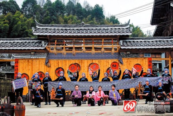 图说新闻│通道文坡村 侗寨欢庆"水神节"