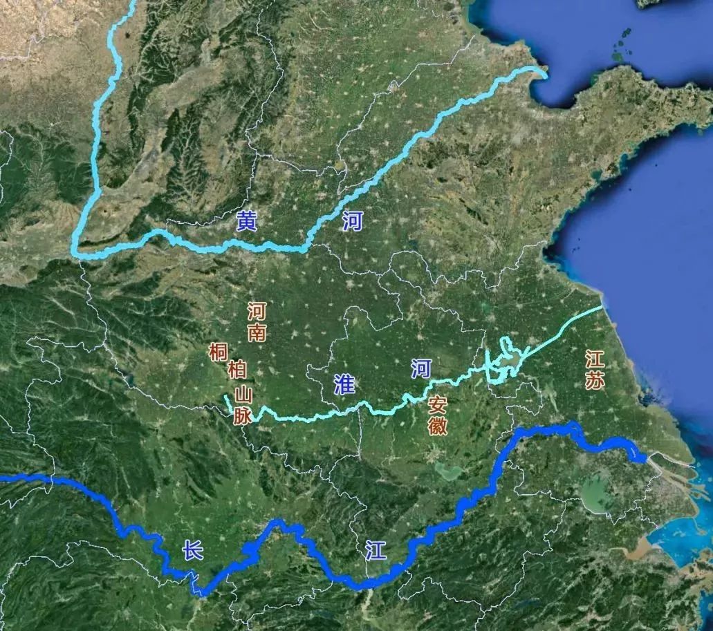 分割的为什么是秦岭,淮河 而不是别的山脉,水系呢