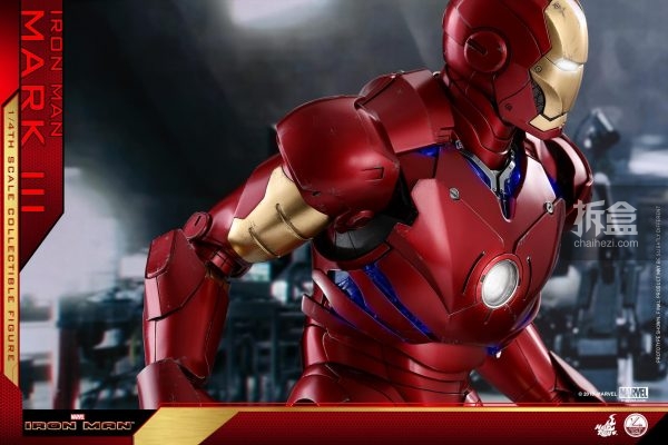 hottoys漫威电影钢铁侠钢铁侠mk3ironmanmarkiii可动人偶普通版豪华版