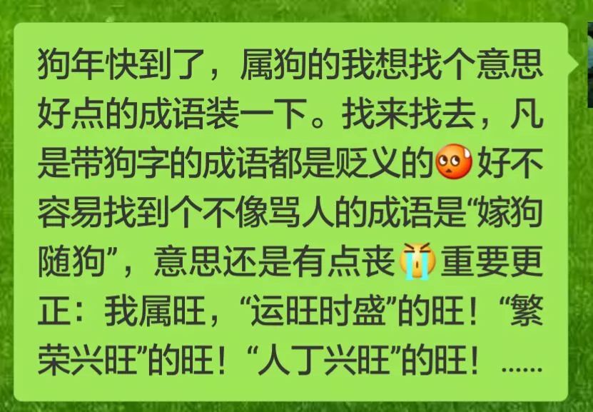 成语里的狗狗: 白云苍狗,狗尾续貂,蝇营狗苟,阿猫阿狗,兔死狗烹,鸡鸣