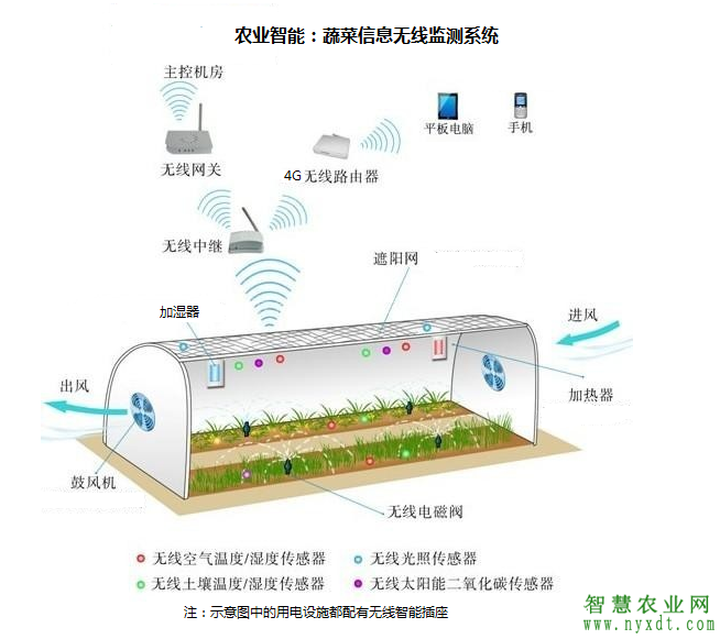 智慧农业:蔬菜信息无线监测系统